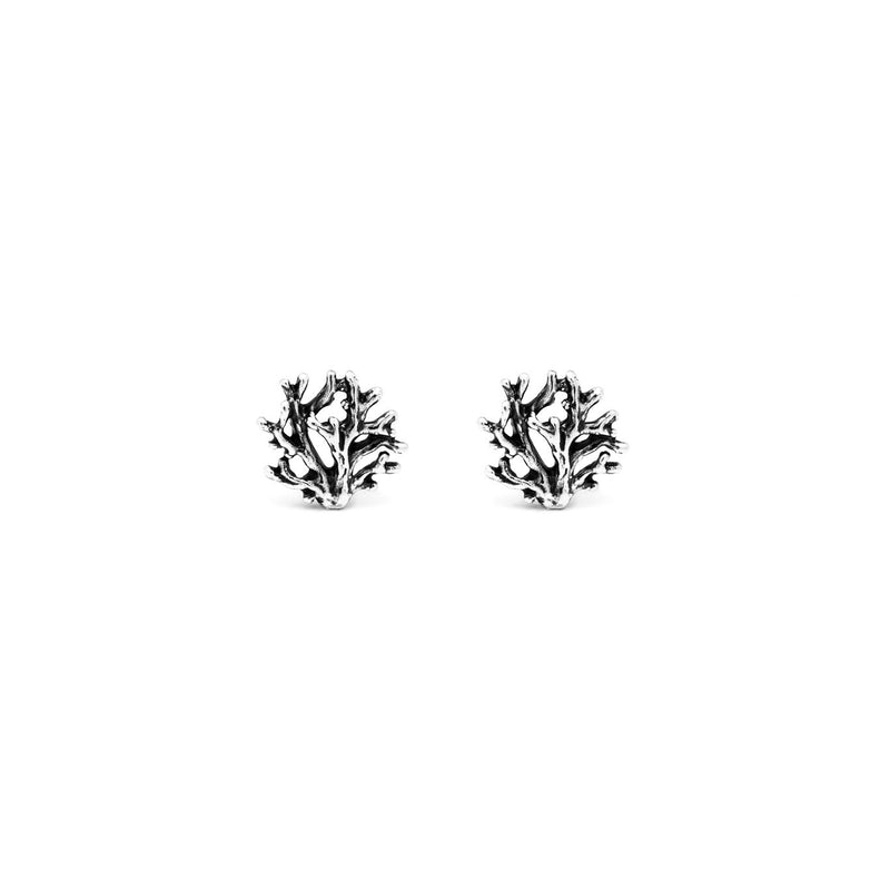 Giovanni Raspini Sterling Silver Coral Earrings
