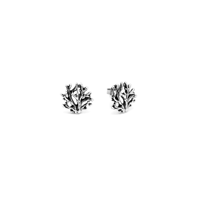 Giovanni Raspini Sterling Silver Coral Earrings