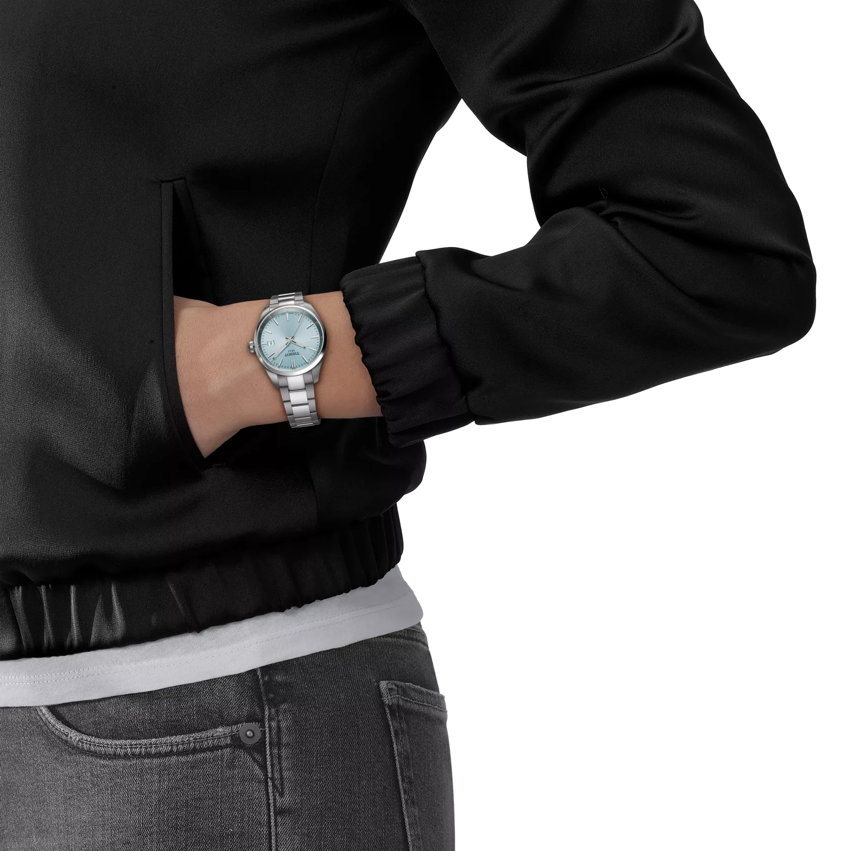 Tissot PR 100 34mm Teal Dial Men's Watch