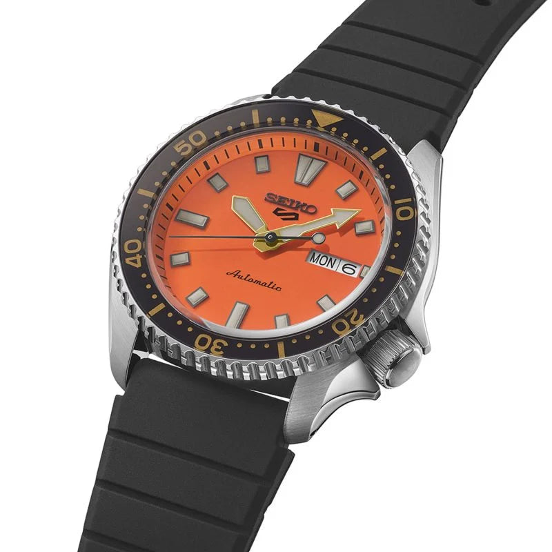 Seiko 5 Sports SKX Redux in Daichi Orange Dial Men's Watch