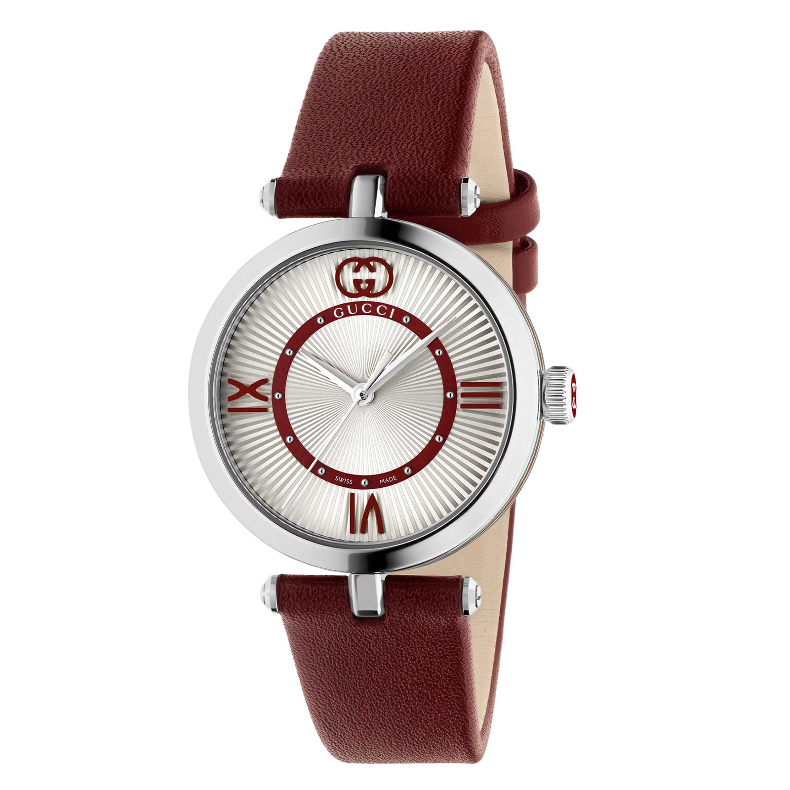 Gucci Model 2000 30mm Silver Dial Watch