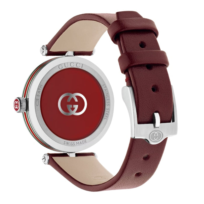 Gucci Model 2000 30mm Silver Dial Watch