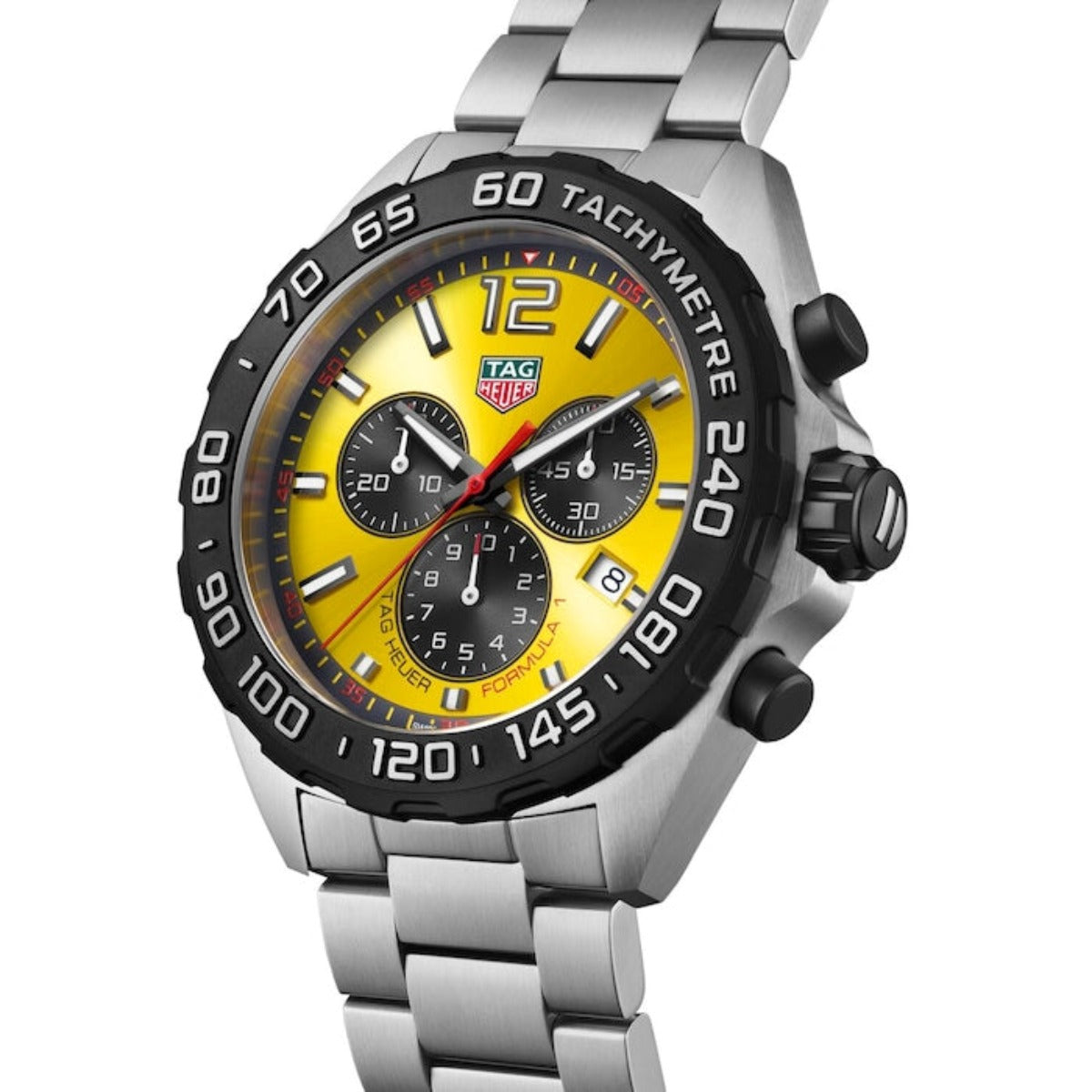 TAG Heuer Formula 1 43mm Yellow Quartz Men's Watch