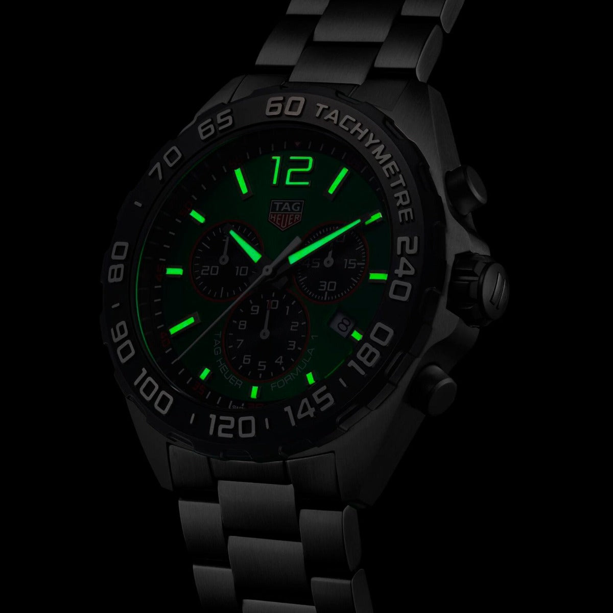 TAG Heuer Formula 1 43mm Green Quartz Men's Watch