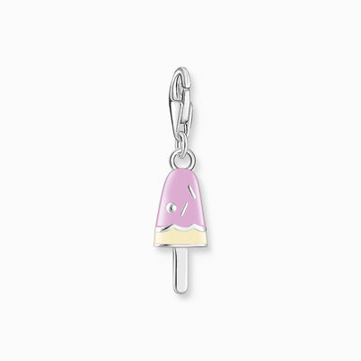 Thomas Sabo Colorful Silver Popsicle Charm With White Stones