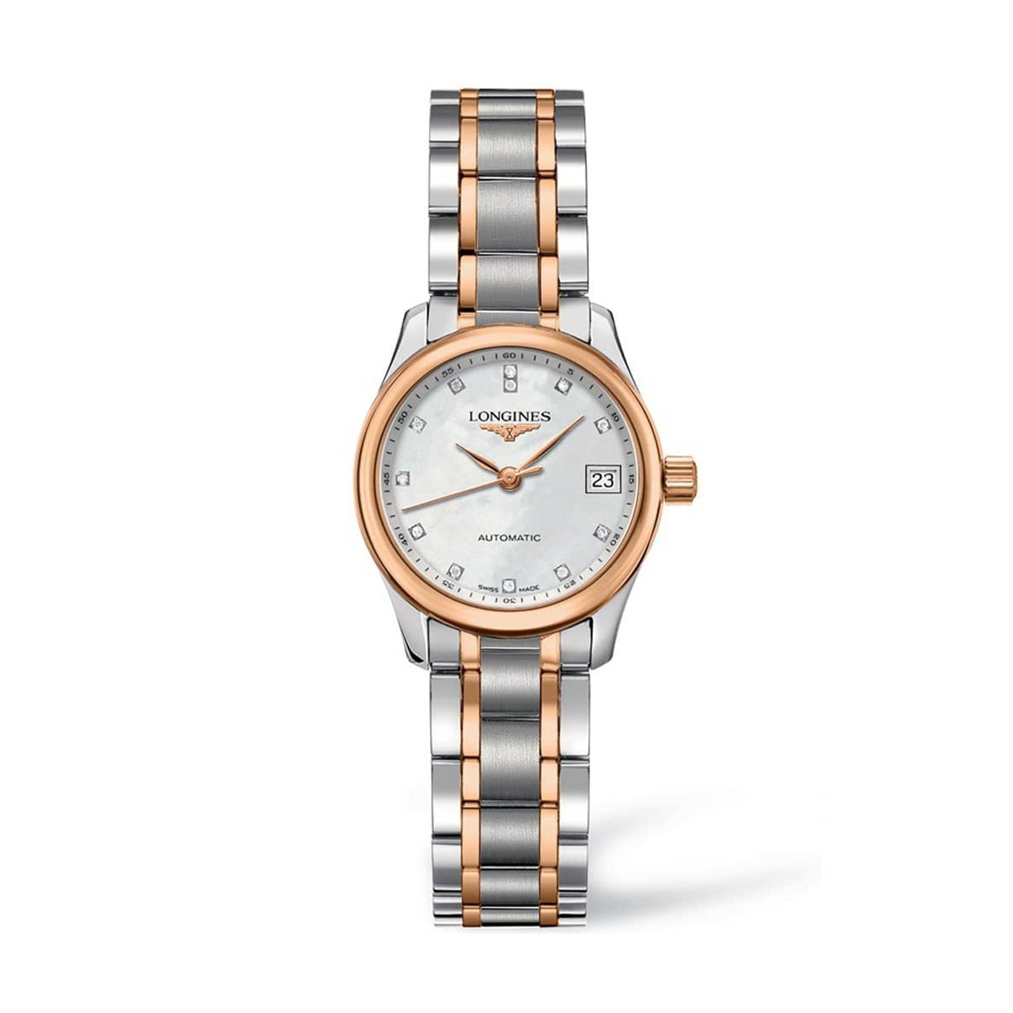 Longines Master Collection 26mm Mother of Pearl Automatic Women's Watch