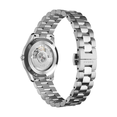 Gucci G-Timeless 40mm Silver Automatic Men's Watch
