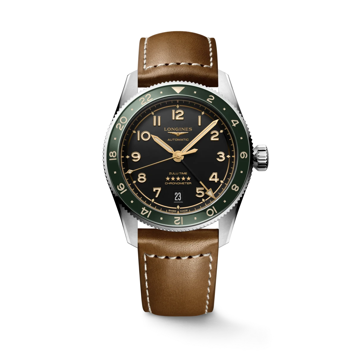 Longines Spirit Zulu 39mm Grey Automatic Men's Watch