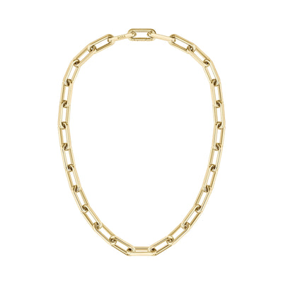 Boss Sterling Silver Gold Halia Necklace