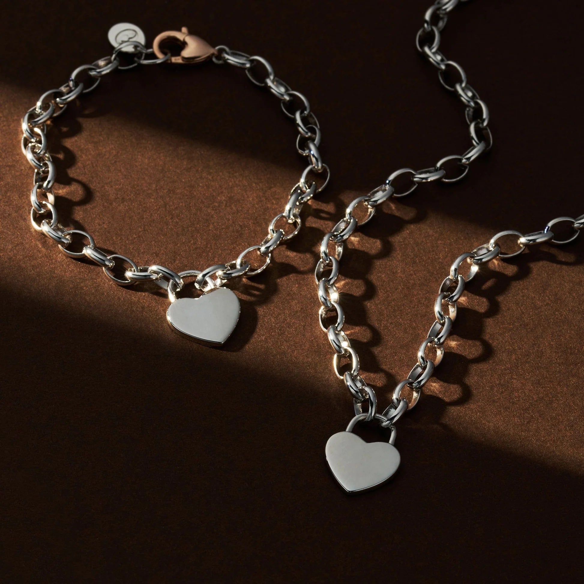 Cariad® Sterling Silver Padlock Bracelet