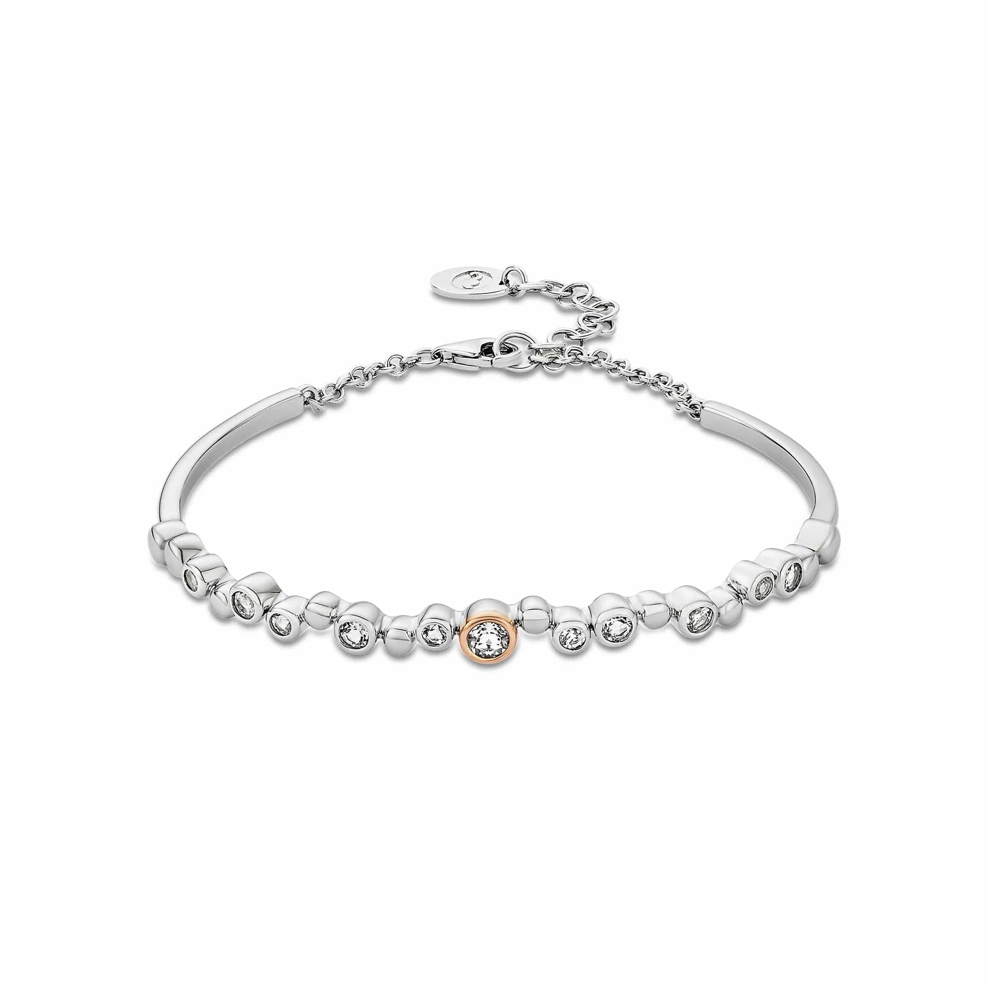 Clogau® Celebration Sterling Silver Banglet with Topaz