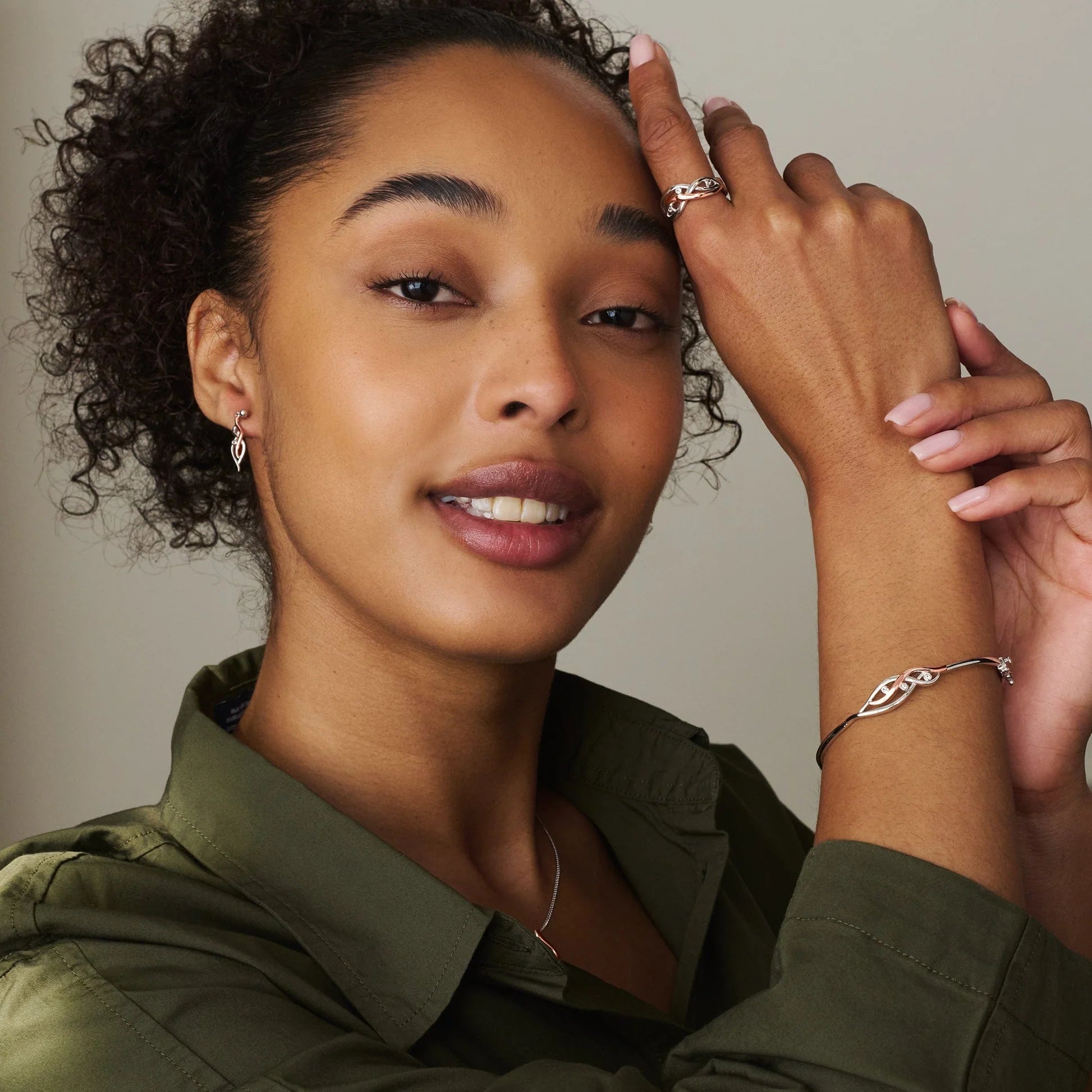 Clogau® Nature's Wonder Sterling Silver Waterfall Bangle with Topaz