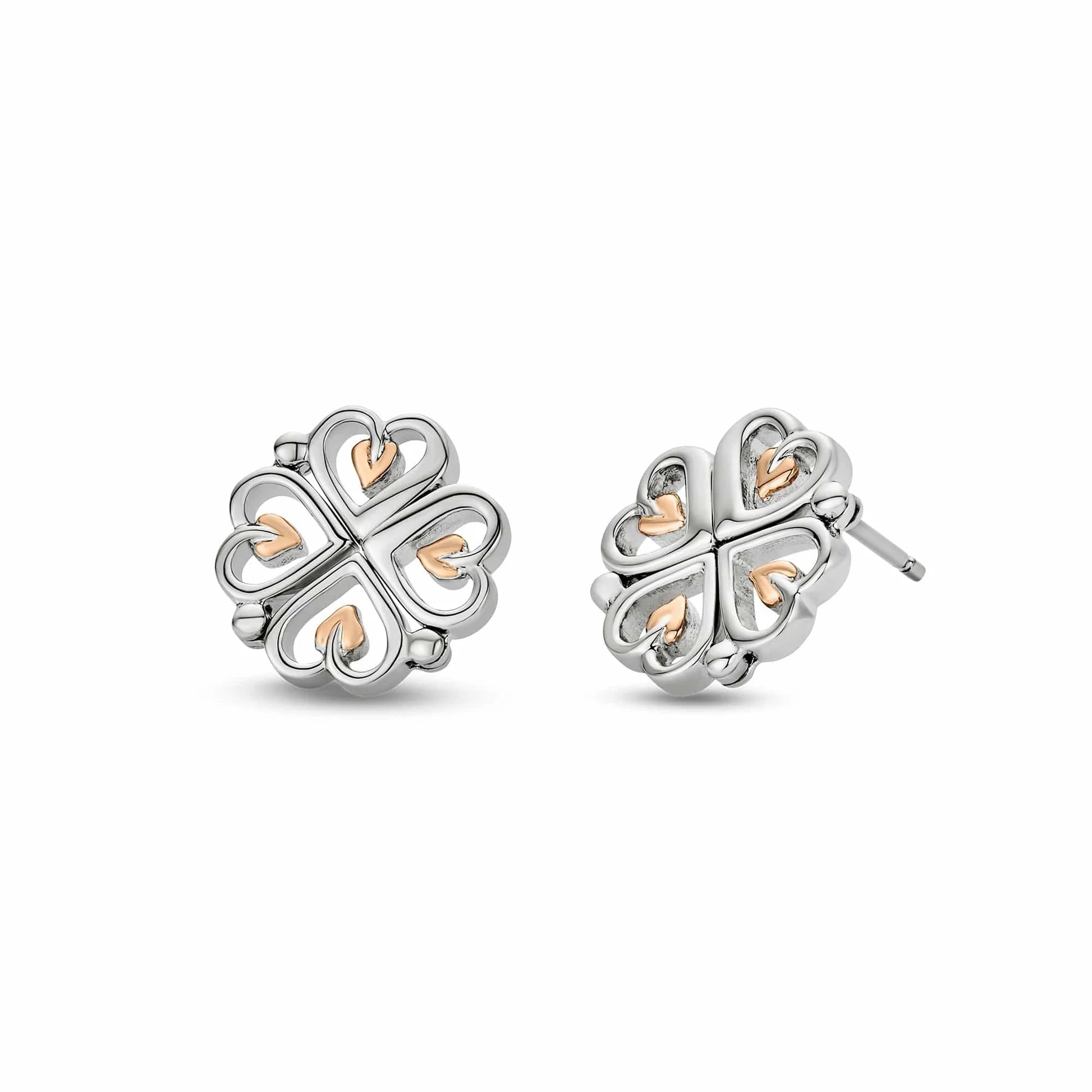 Clogau® Tree of Life® Sterling Silver Heart Drop-Stud Earrings