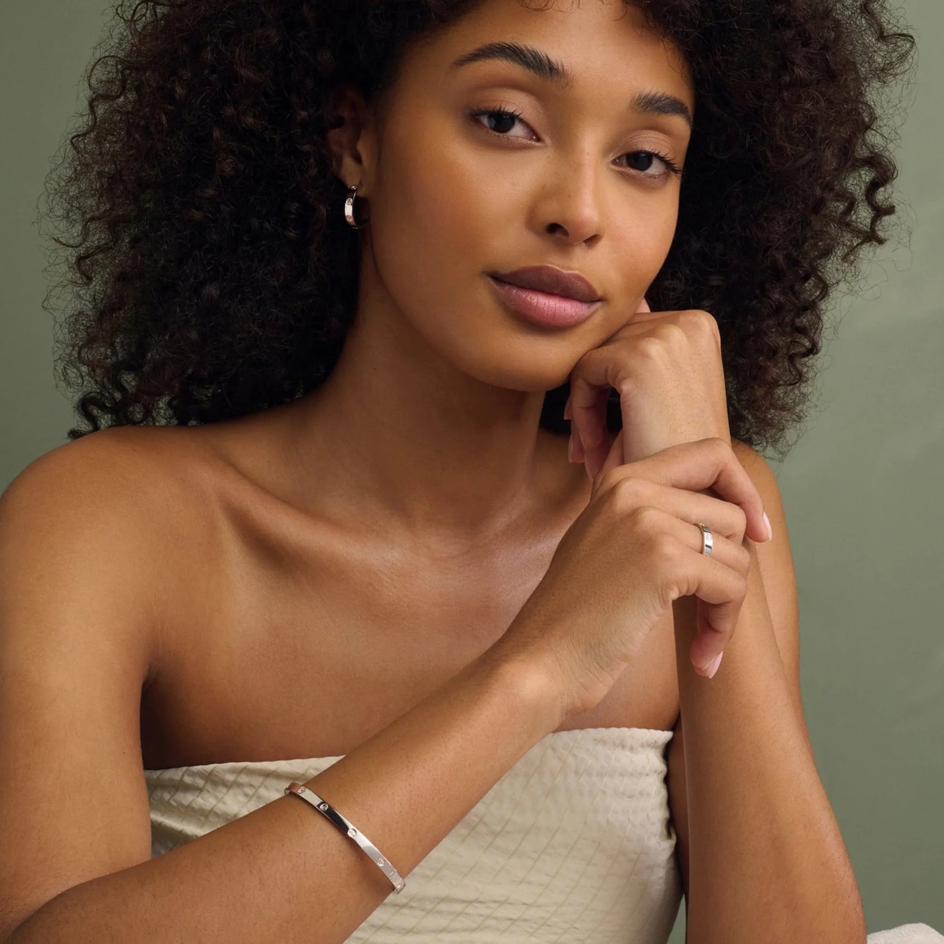 Clogau® Insignia Sterling Silver Slim Bangle