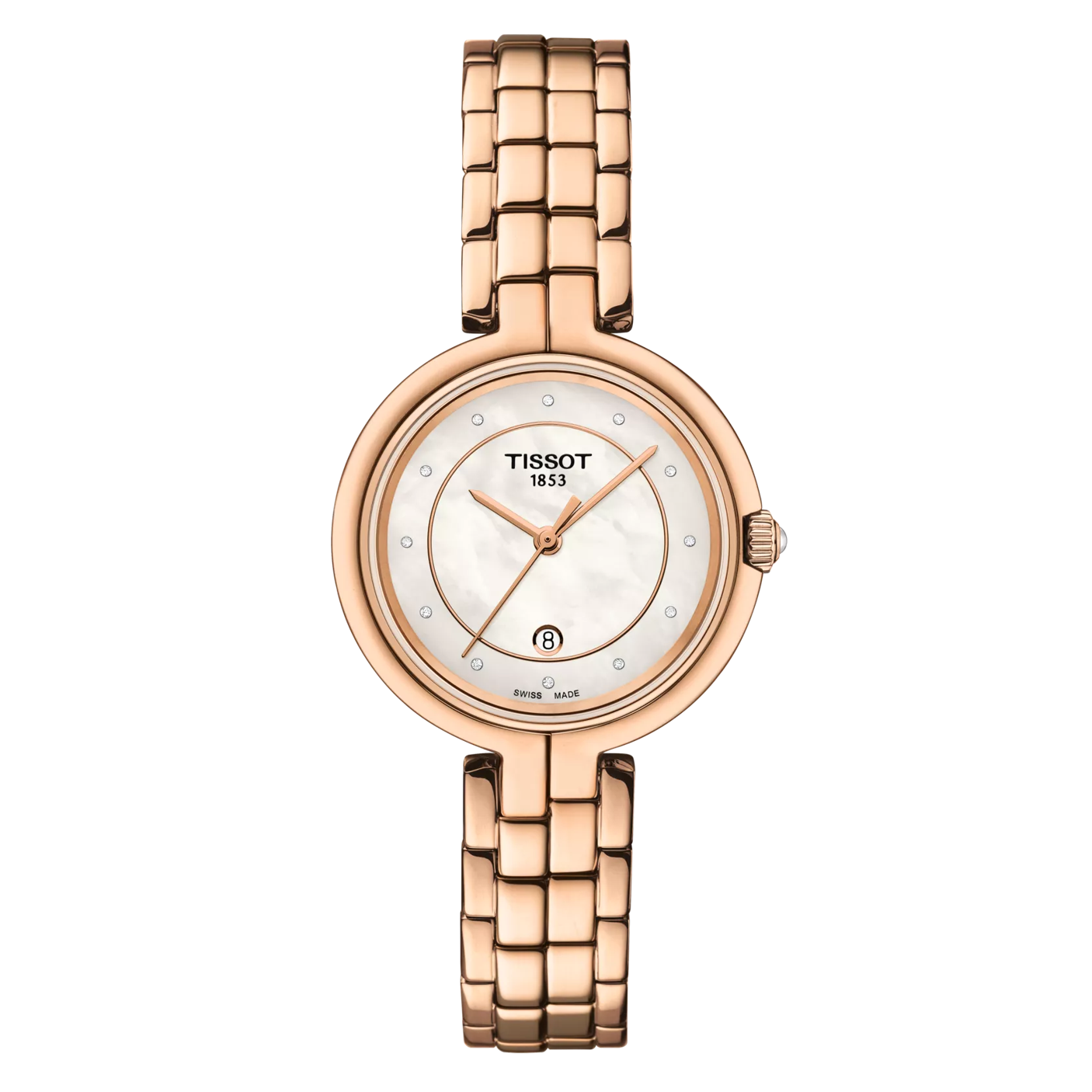 Tissot Flamingo 30mm Rose Gold Ladies Watch