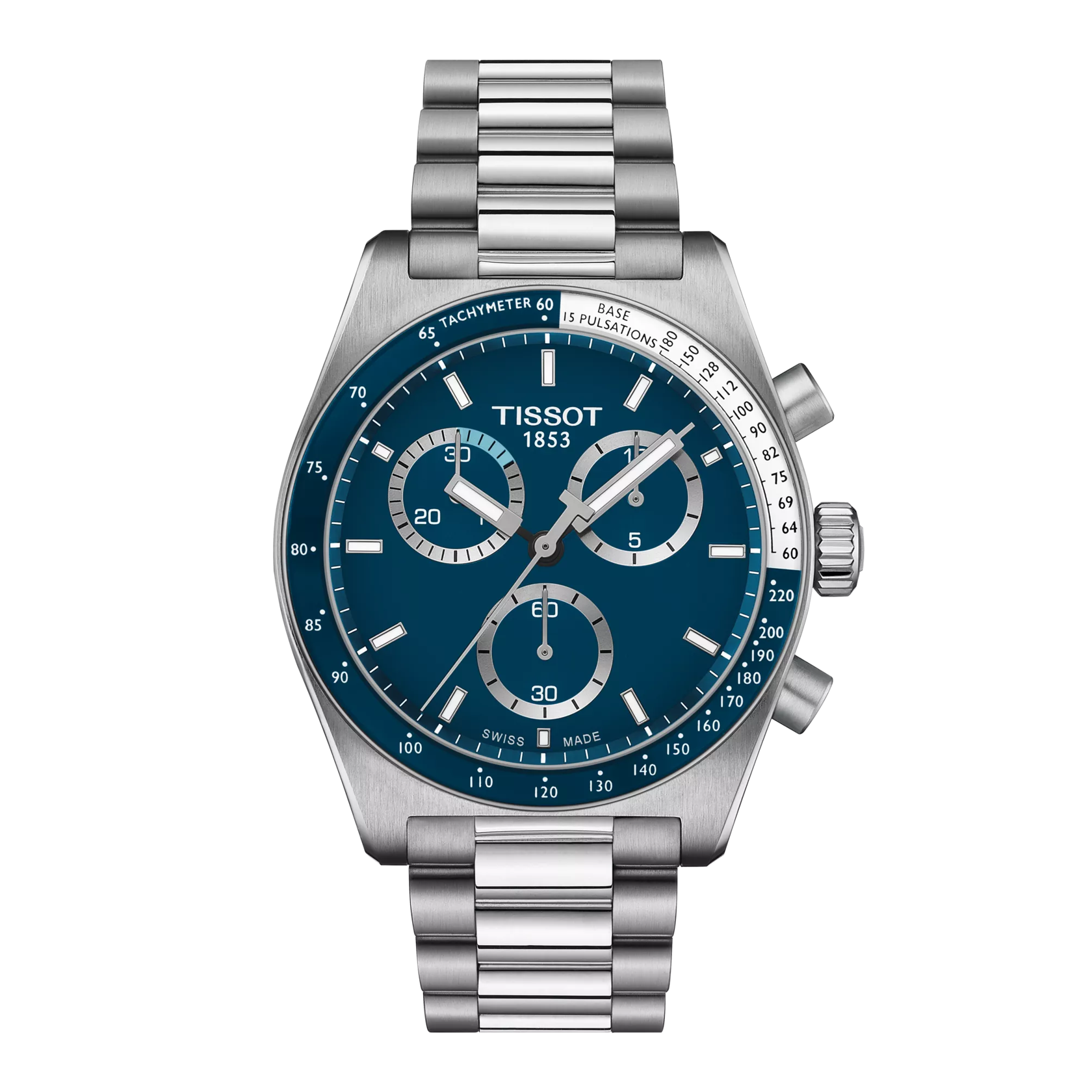 Tissot PR516 40mm Blue Dial Chronograph Men's Watch