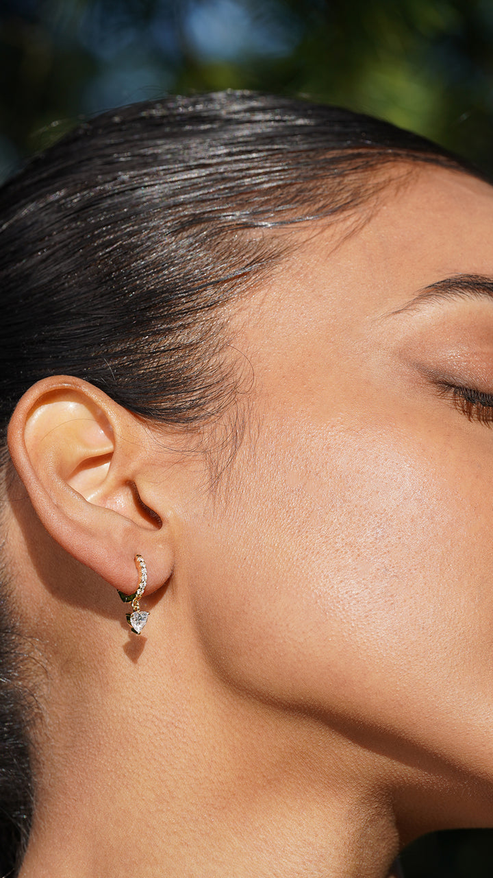 CARAT* London Sterling Silver Chelsea Hoop Earring