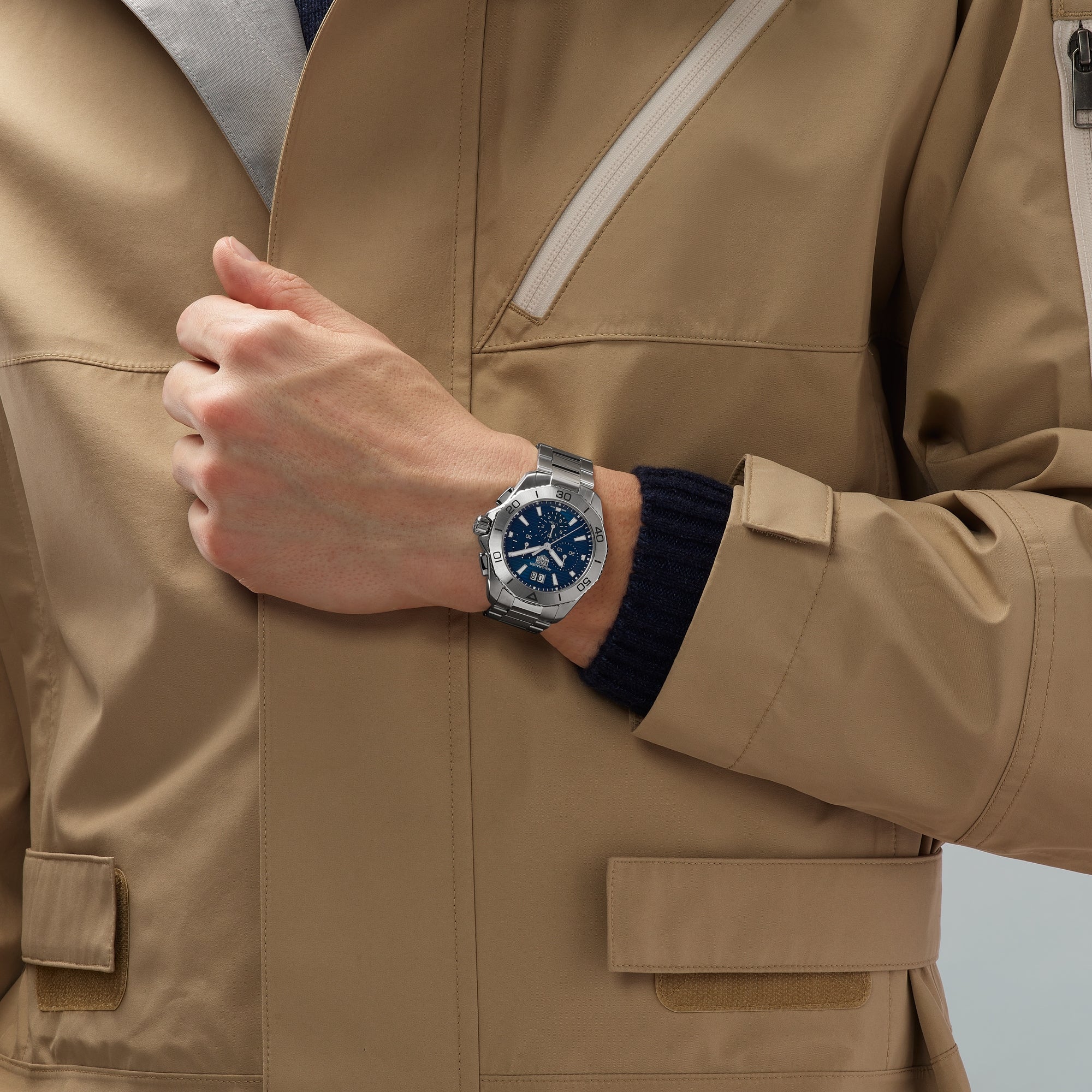 TAG Heuer Blue Dial Aquaracer Professional Chronograph 200 Men's Watch