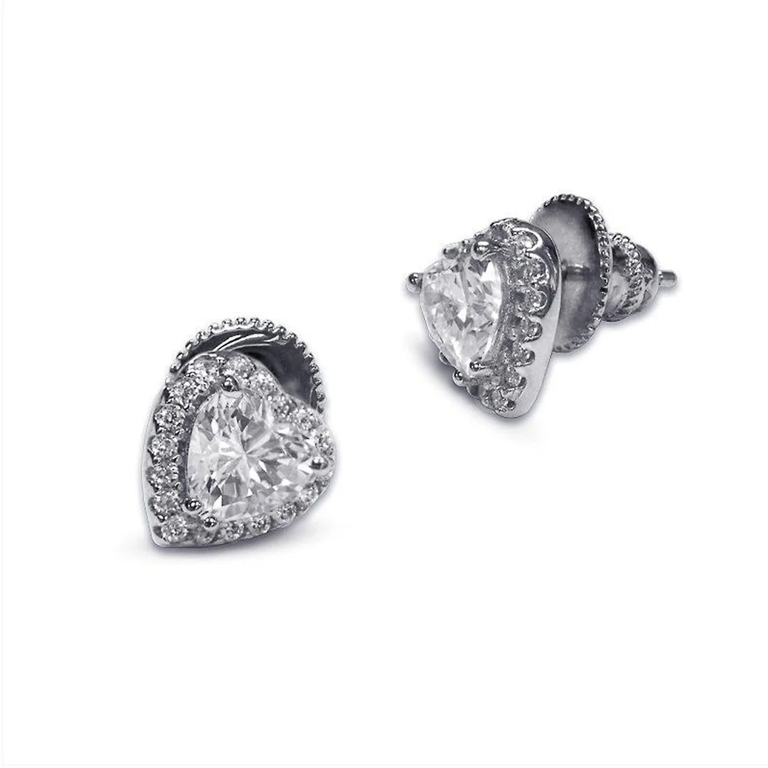 CARAT* London Sterling Silver Cora Stud Earrings
