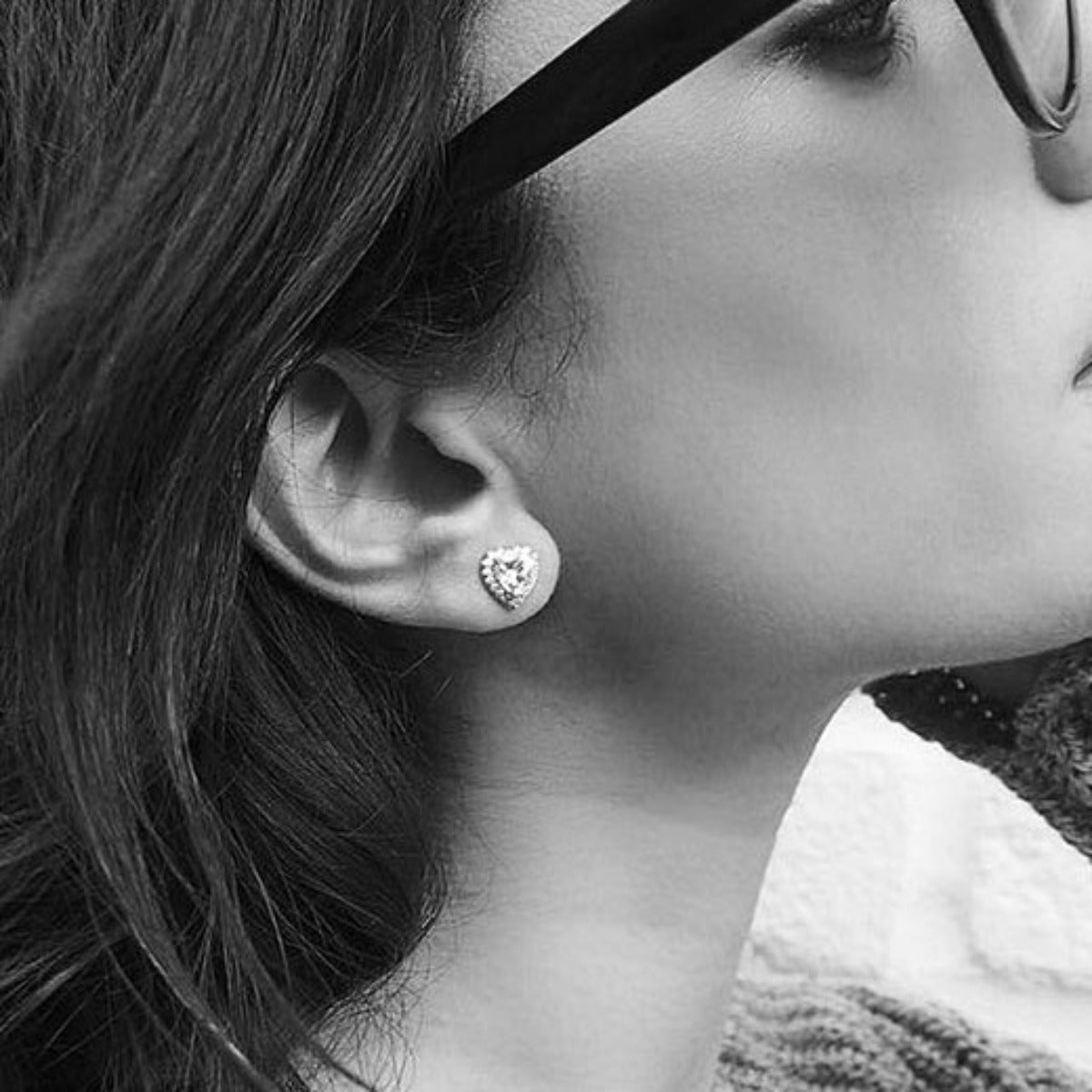 CARAT* London Sterling Silver Cora Stud Earrings