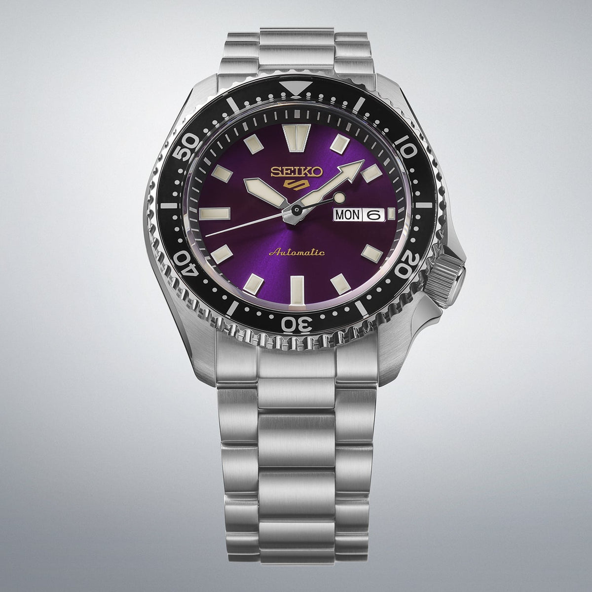 Seiko 145th Anniversary 5 Sports SKX Limited Edition Watch in Edo Purple
