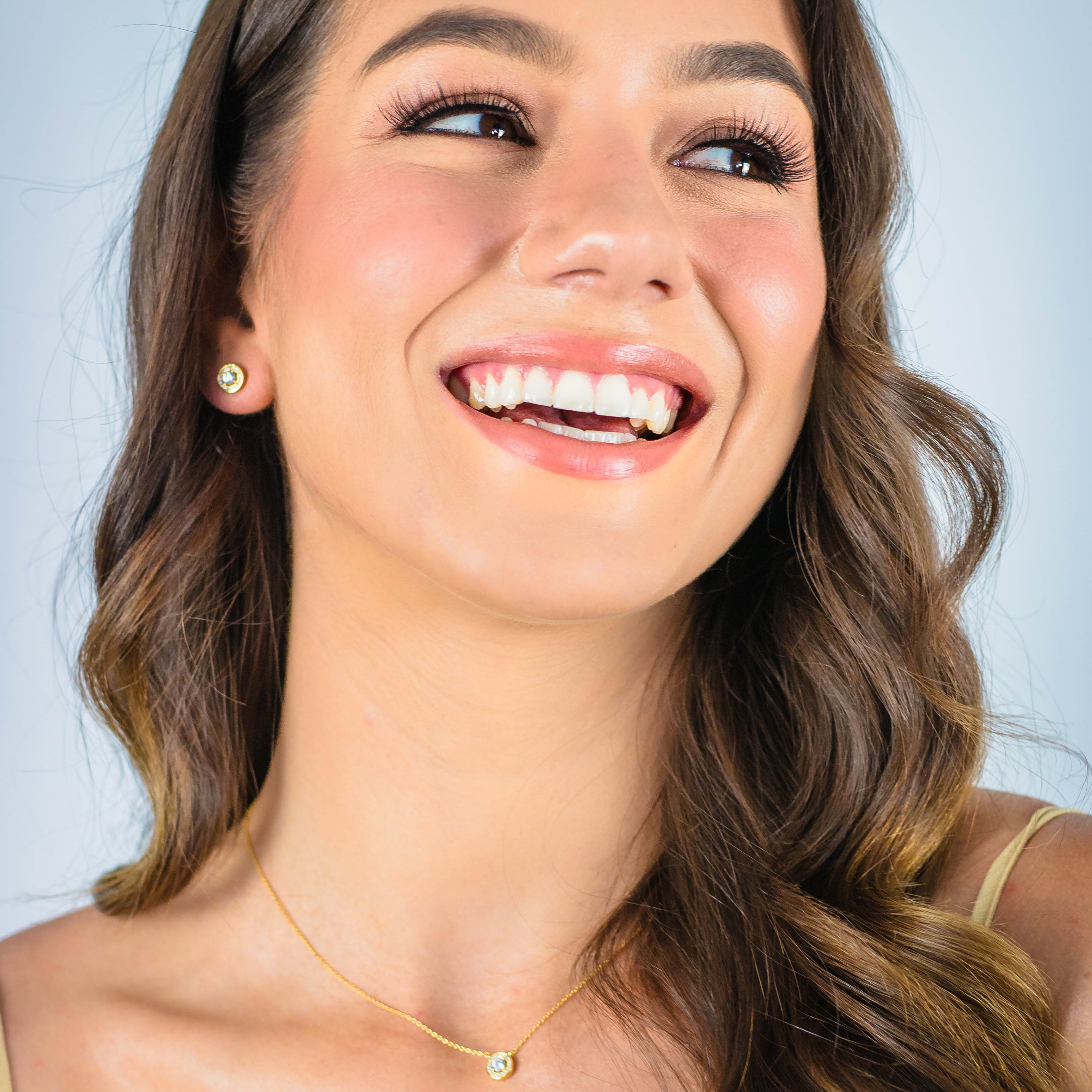 Georgini Yellow Gold Plated Silver Milestone Halo Pendant