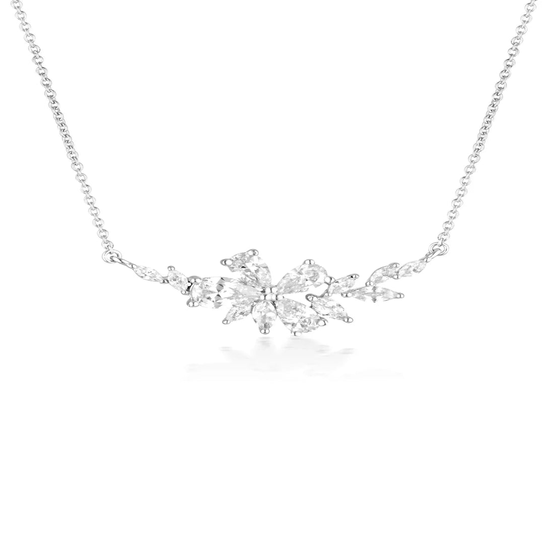 Georgini Sterling Silver Iconic Bridal Hyacinth Necklace