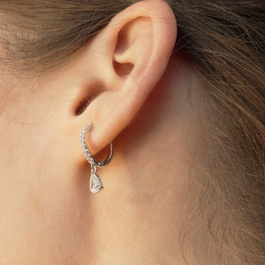 CARAT* London Sterling Silver Leni Hoop Earring