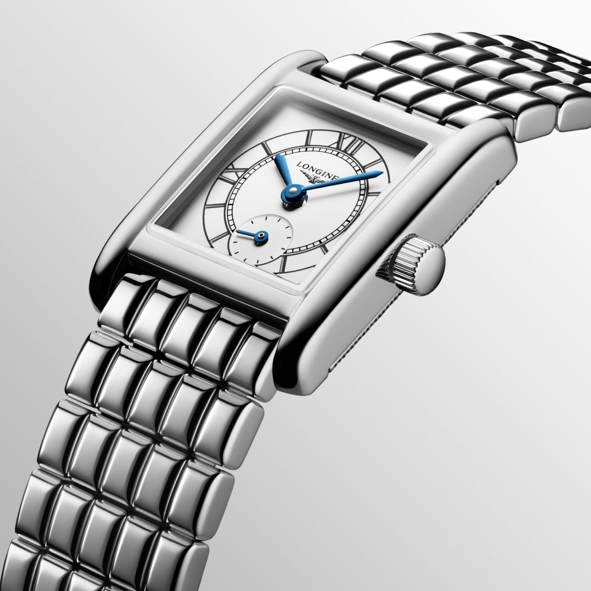 Longines Mini DolceVita 21.50 x 29mm Silver Quartz Ladies Watch