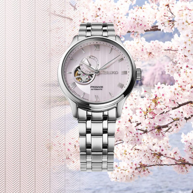 Seiko Presage Zen Garden Kyoto Cherry Blossom Unisex Watch