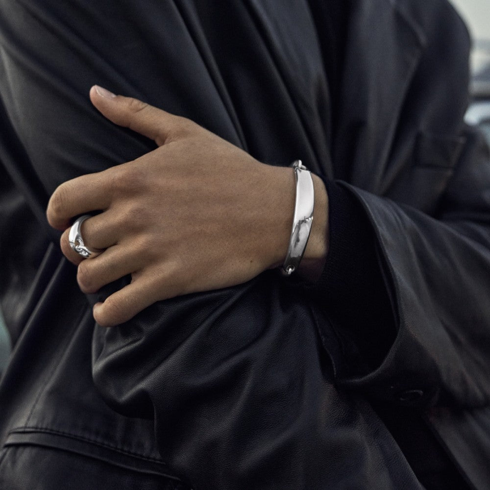 Georg Jensen Reflect Id Bangle Bracelet