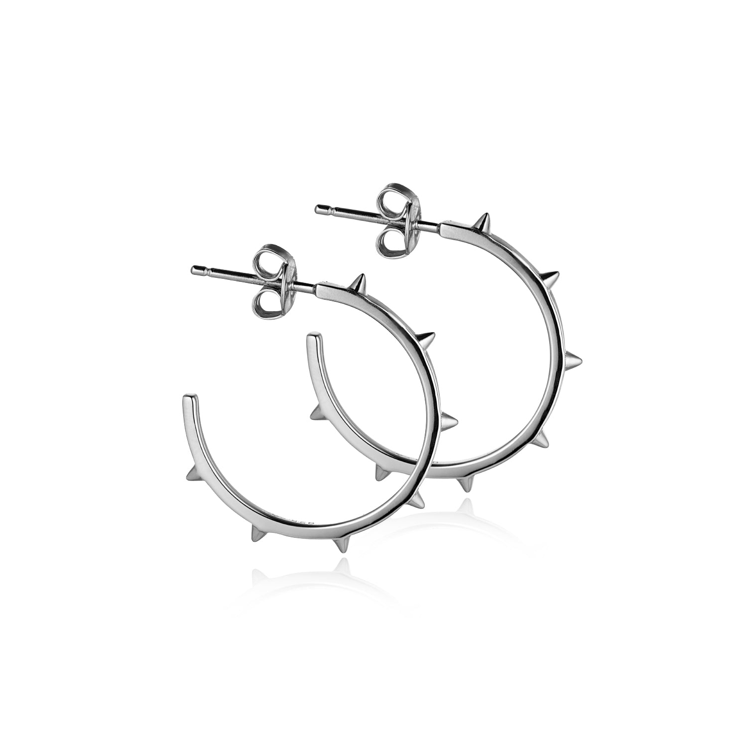 Steff Soho Medium Spike Hoop Earrings