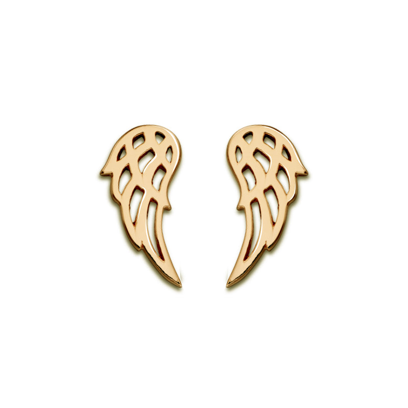 Steff Angel Wing Stud Earrings