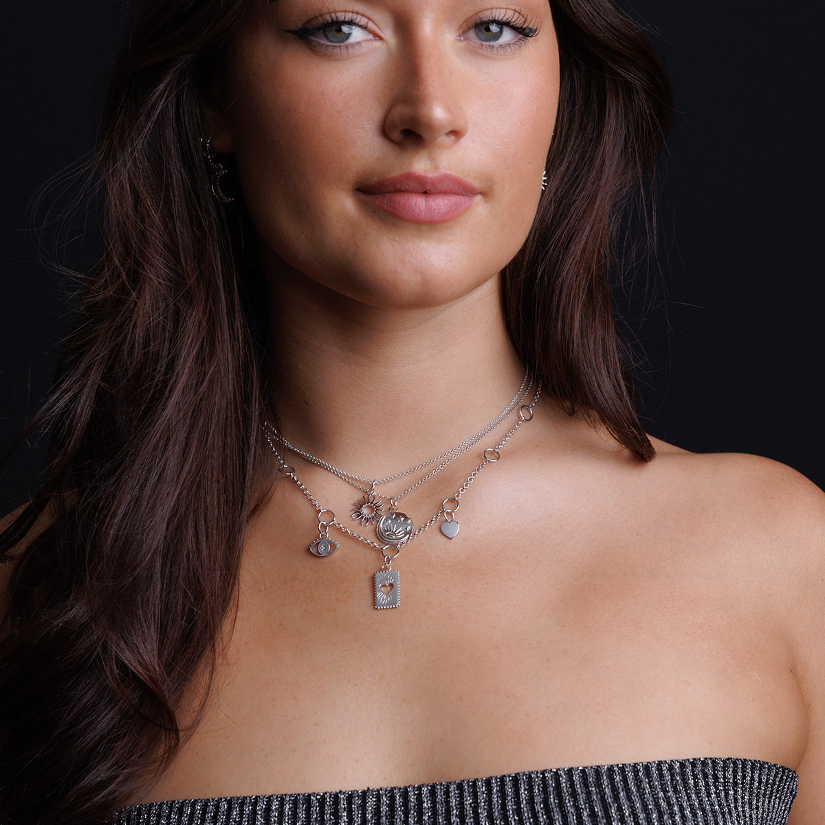 Steff Celestial Sun Beam Pendants