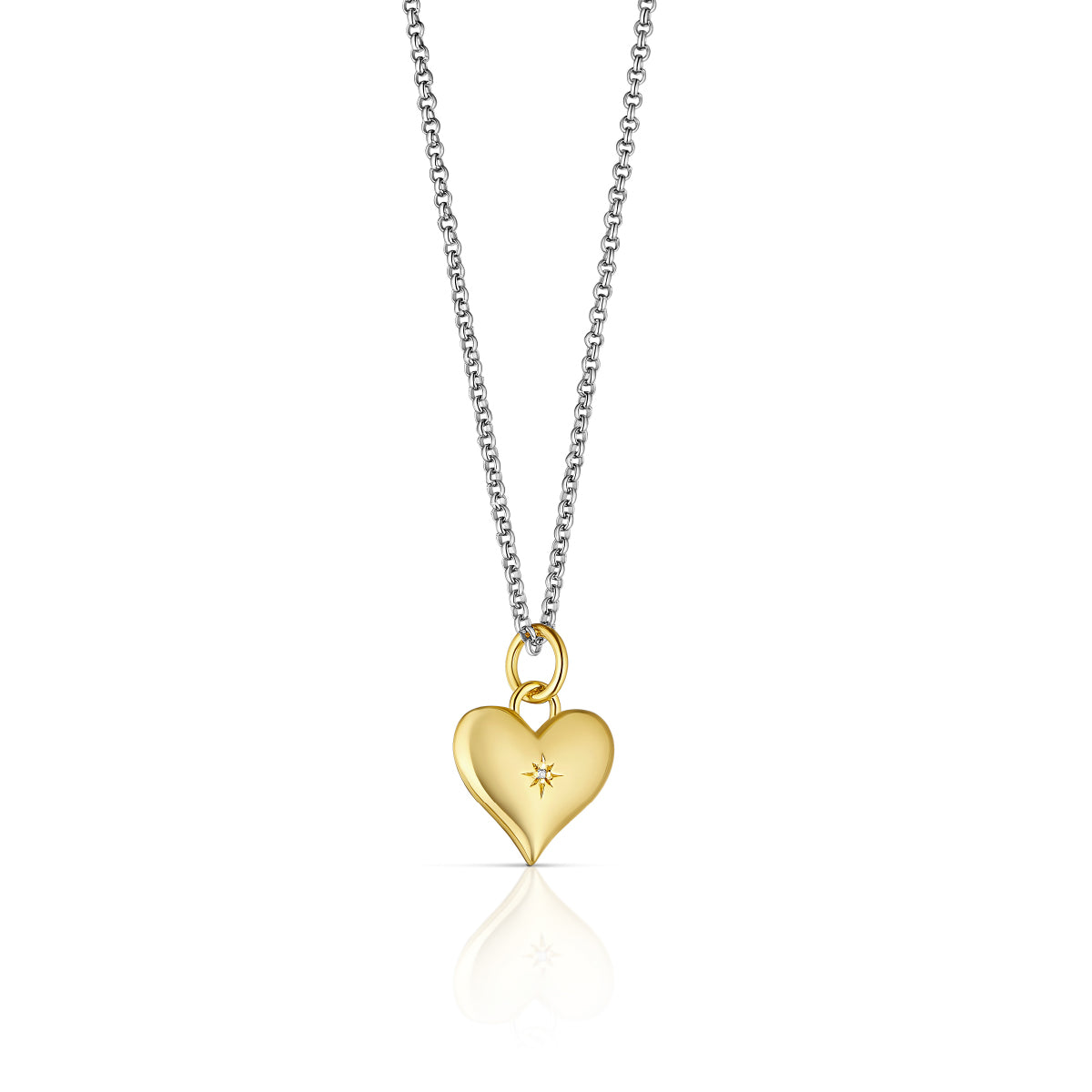 Steff Diamond Heart Pendants
