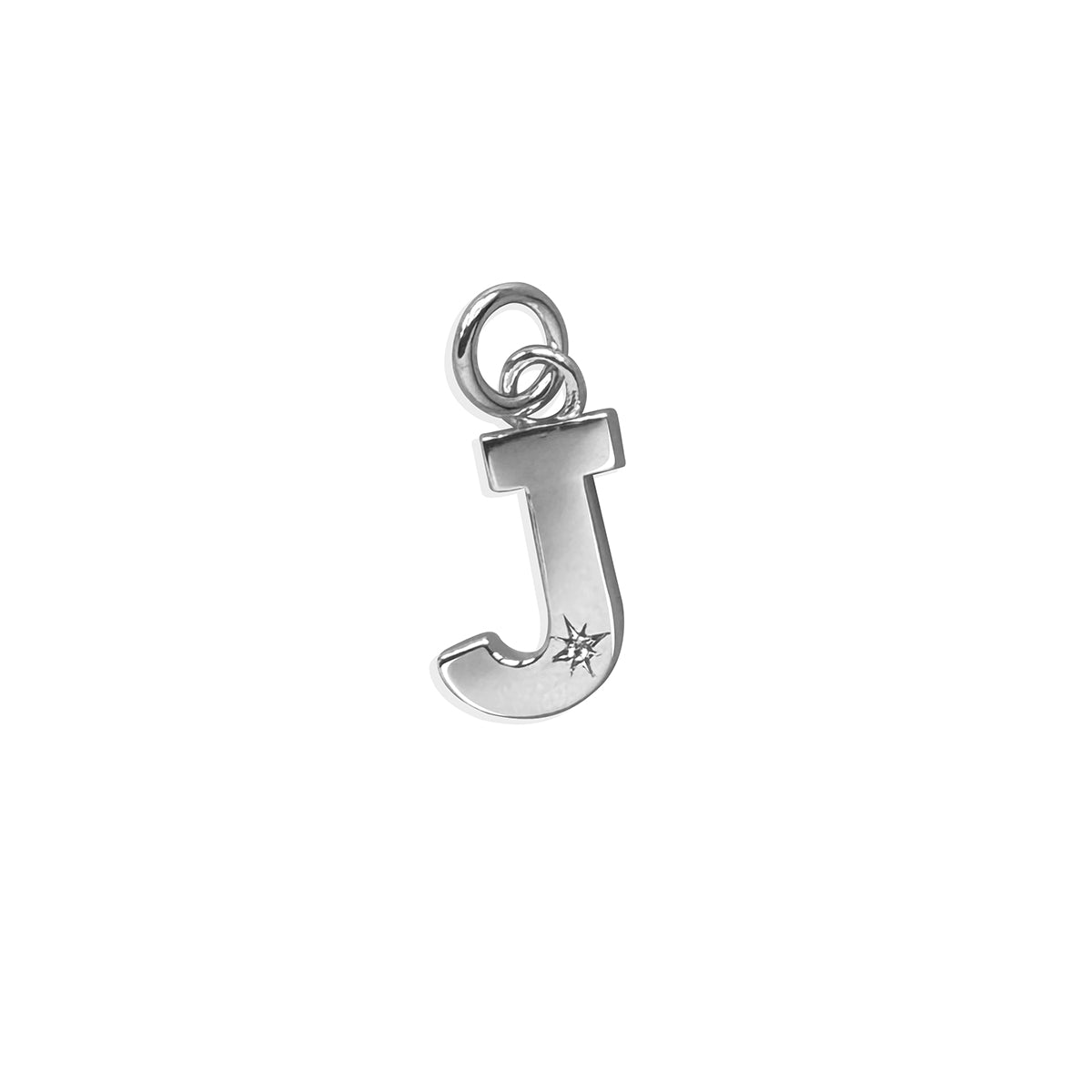 Steff Silver & Diamond Initial Charms