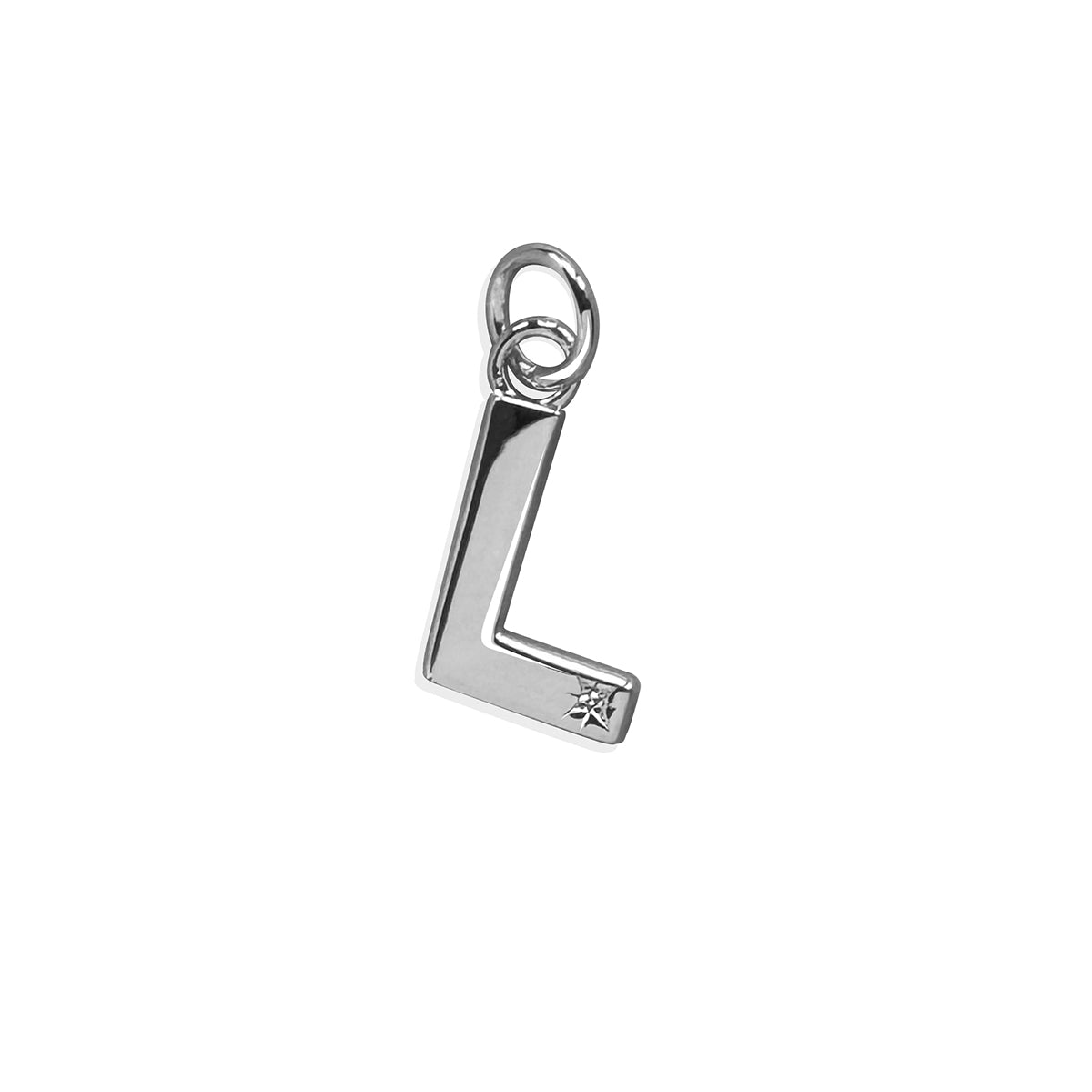Steff Silver & Diamond Initial Charms