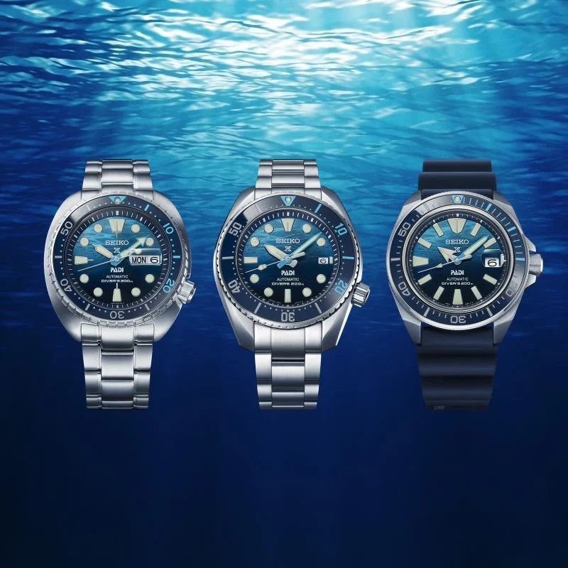 Seiko Prospex ‘Great Blue’ Turtle Scuba PADI Special Edition Men's Watch