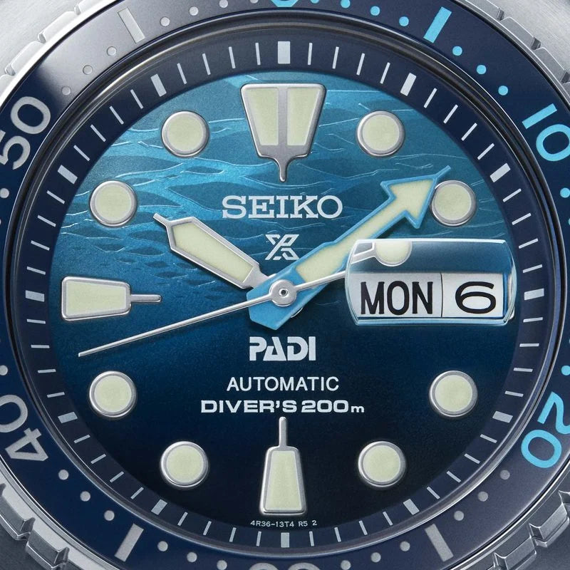 Seiko Prospex ‘Great Blue’ Turtle Scuba PADI Special Edition Men's Watch