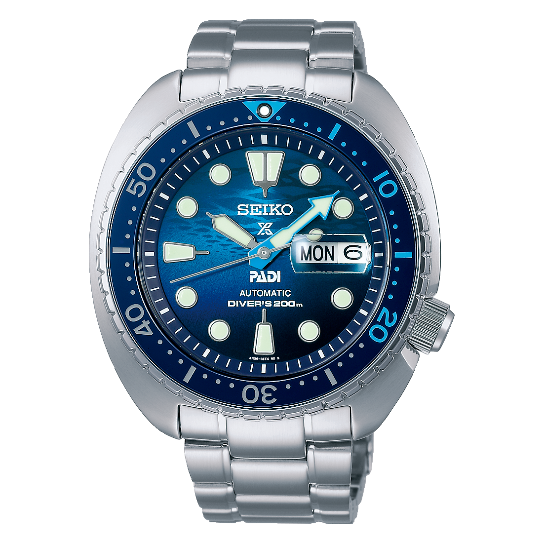 Seiko Prospex ‘Great Blue’ Turtle Scuba PADI Special Edition Men's Watch