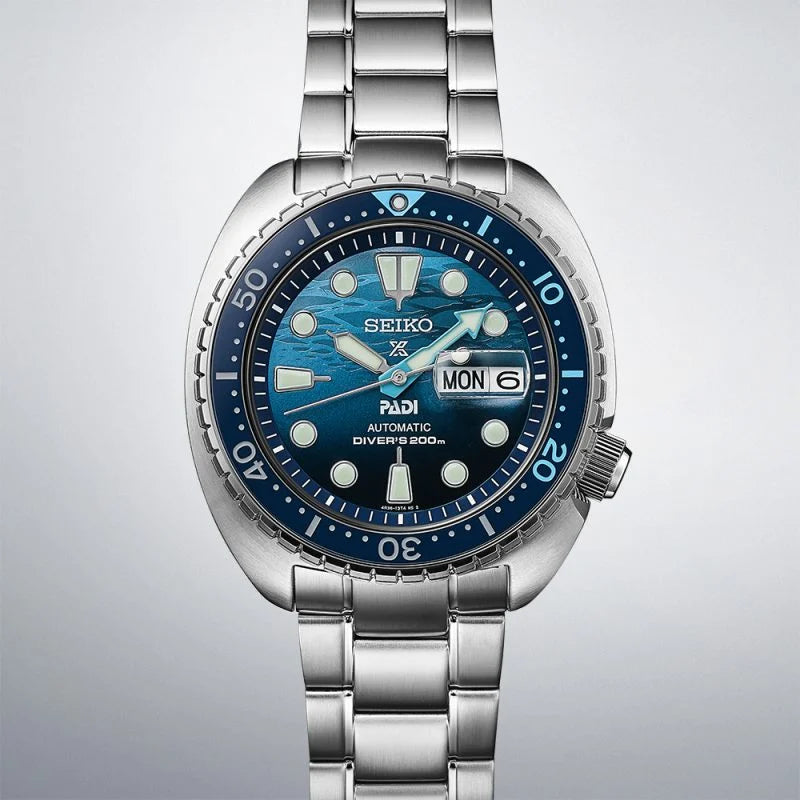 Seiko Prospex ‘Great Blue’ Turtle Scuba PADI Special Edition Men's Watch