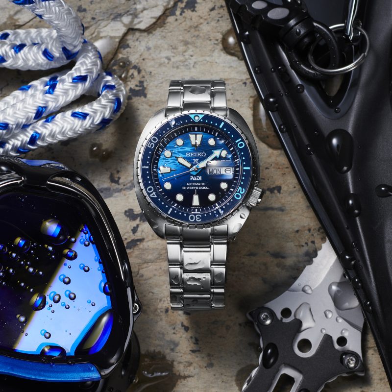 Seiko Prospex ‘Great Blue’ Turtle Scuba PADI Special Edition Men's Watch
