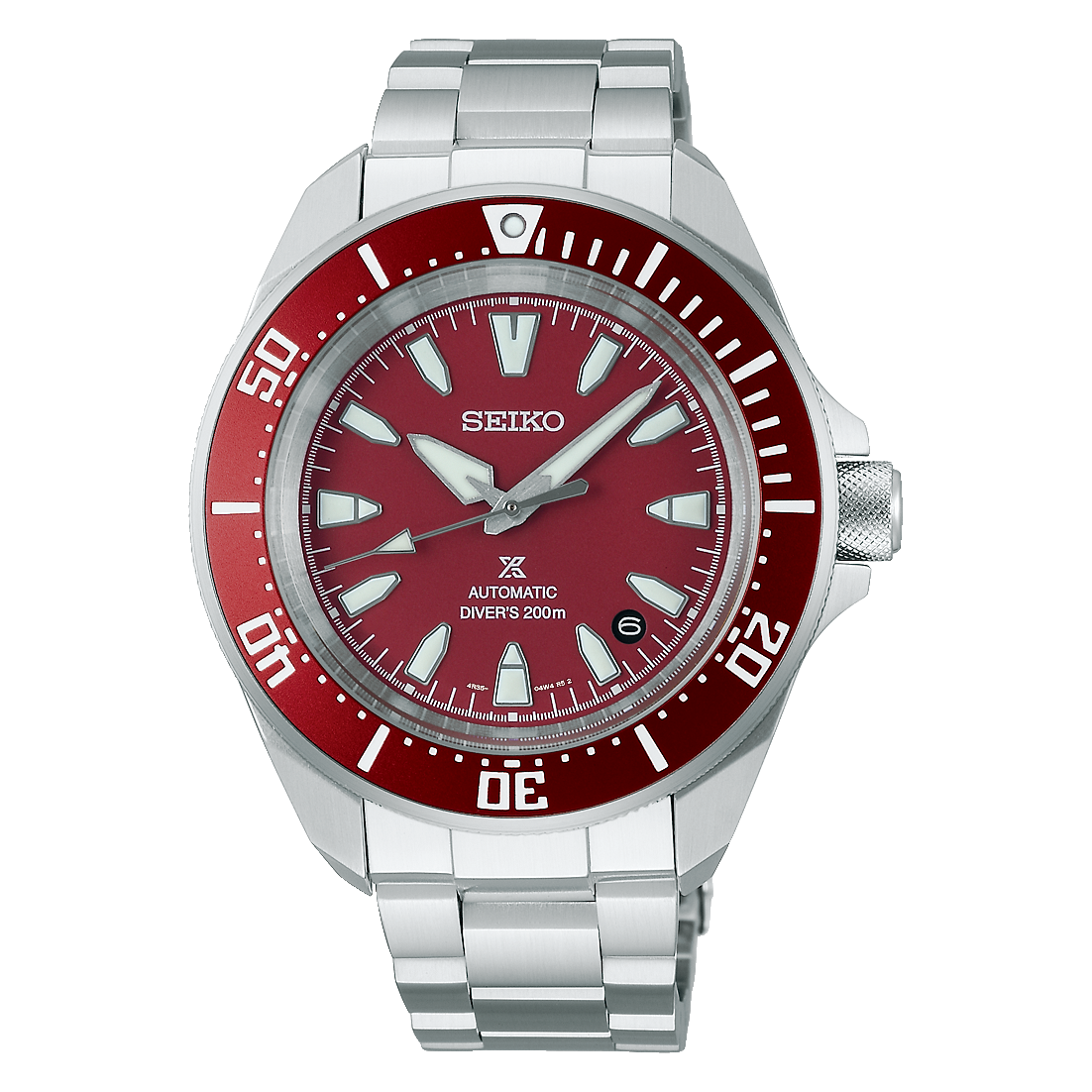 Seiko Prospex 4R Red Diver's Men's Watch