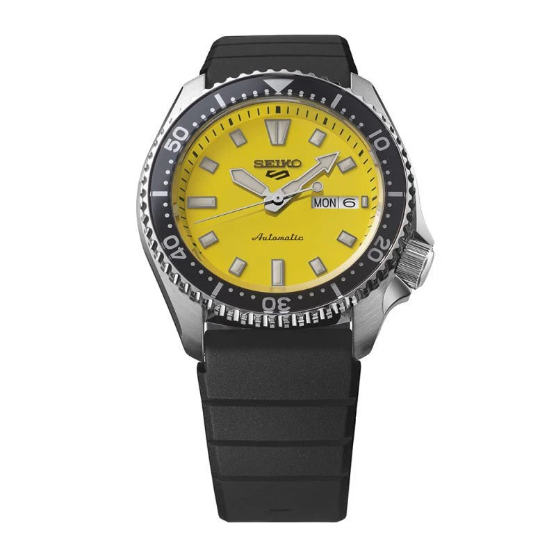 Seiko 5 Sports SKX Redux in Ki-iro Yellow Dial Men's Watch