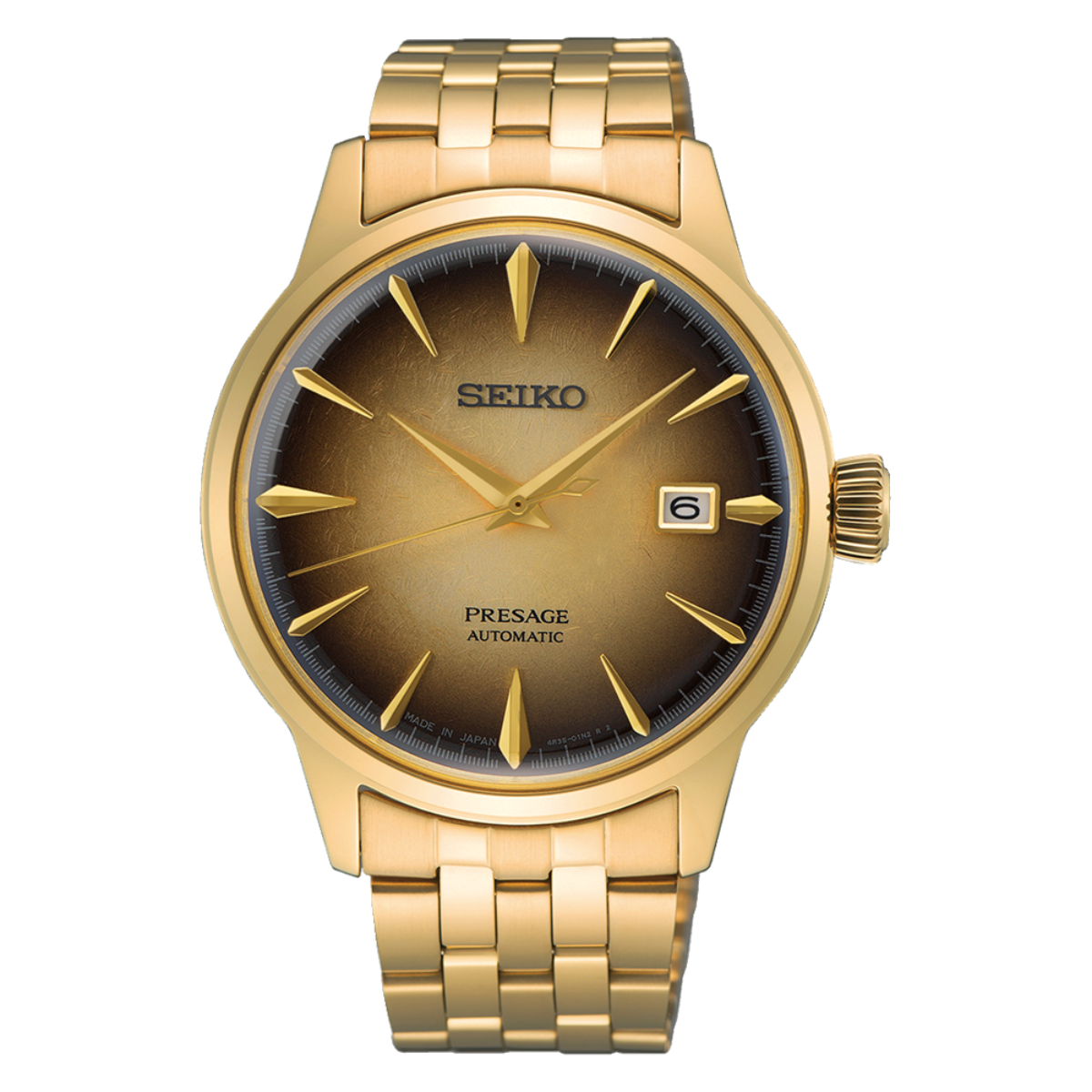 Seiko Presage 40.5mm Gold Automatic Men's Watch