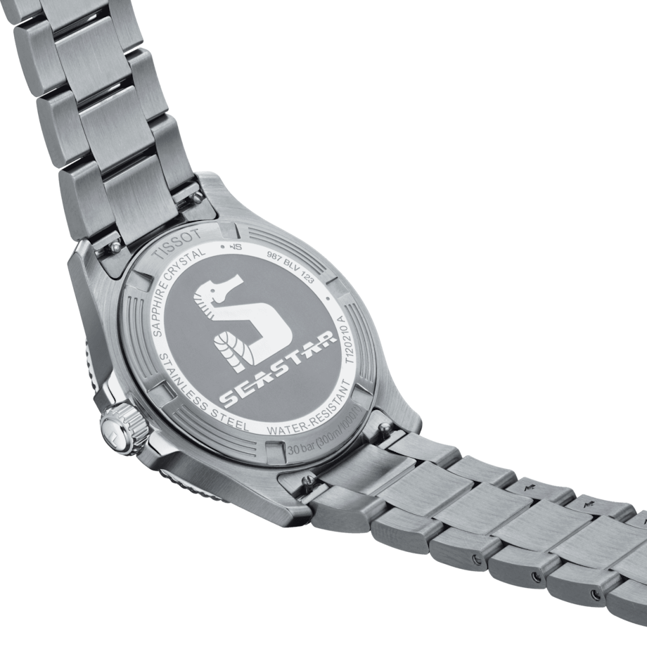 Tissort Seastar 1000 40mm Black Swiss Quartz Unisex Watch