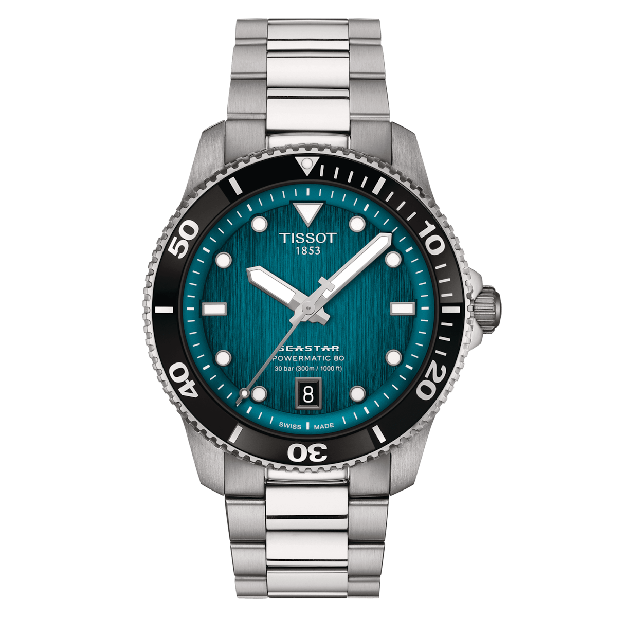 Tissot T-Sport 40 mm Graded turquoise black Automatic Men's Watch