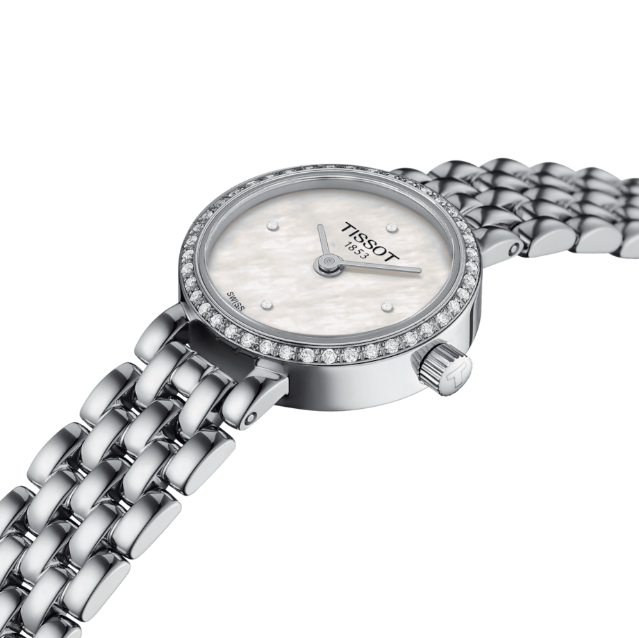 Tissot T-Lady 42mm White Mother-Of-Pearl Quartz Women's Watch