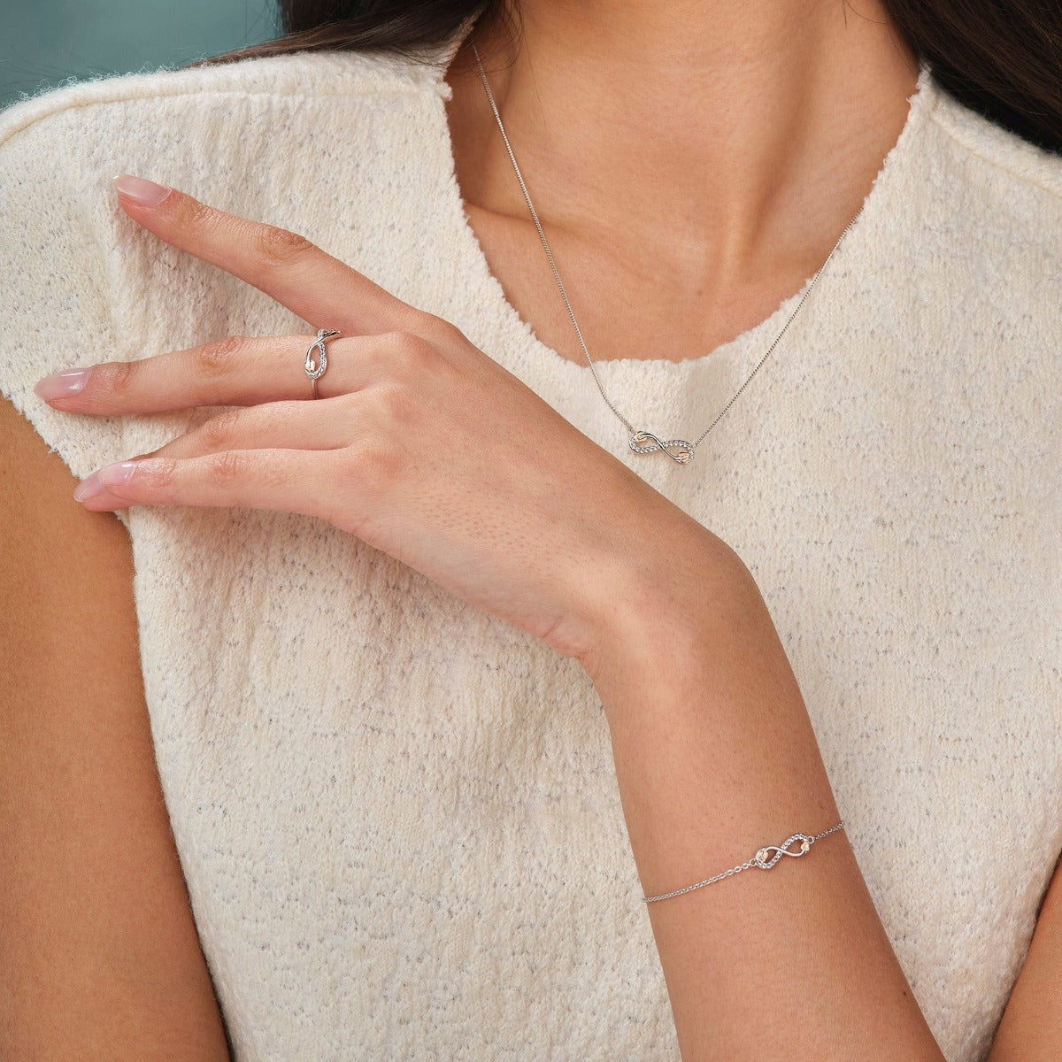 Clogau Sterling Silver Tree Of Life Infinity Bracelet