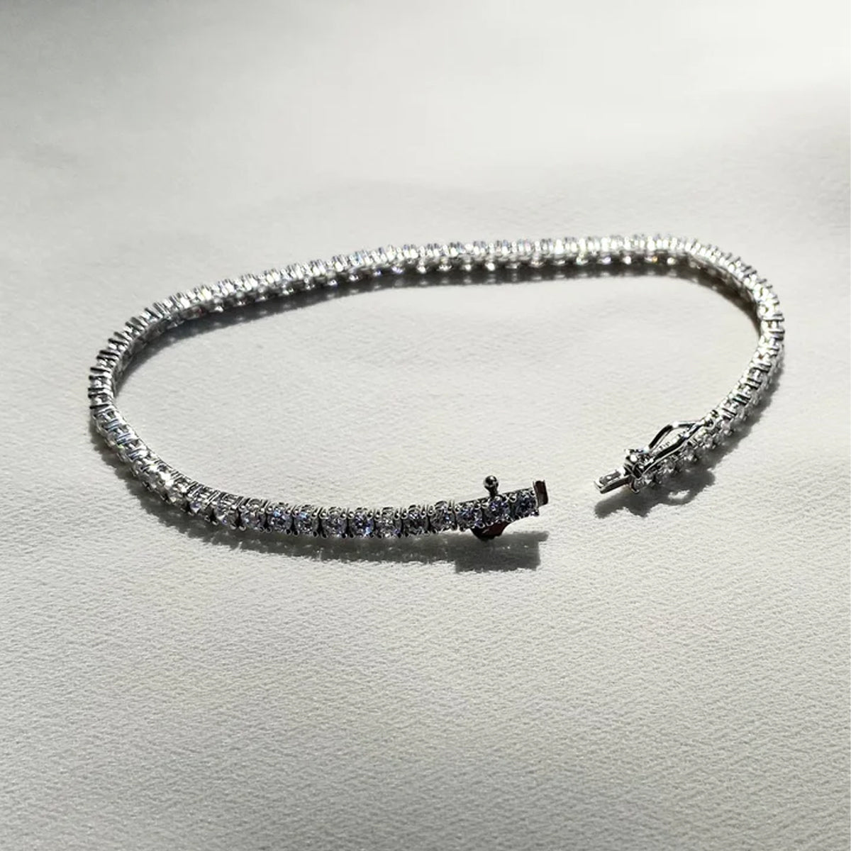 Carat Francine Round Prong Tennis Bracelet